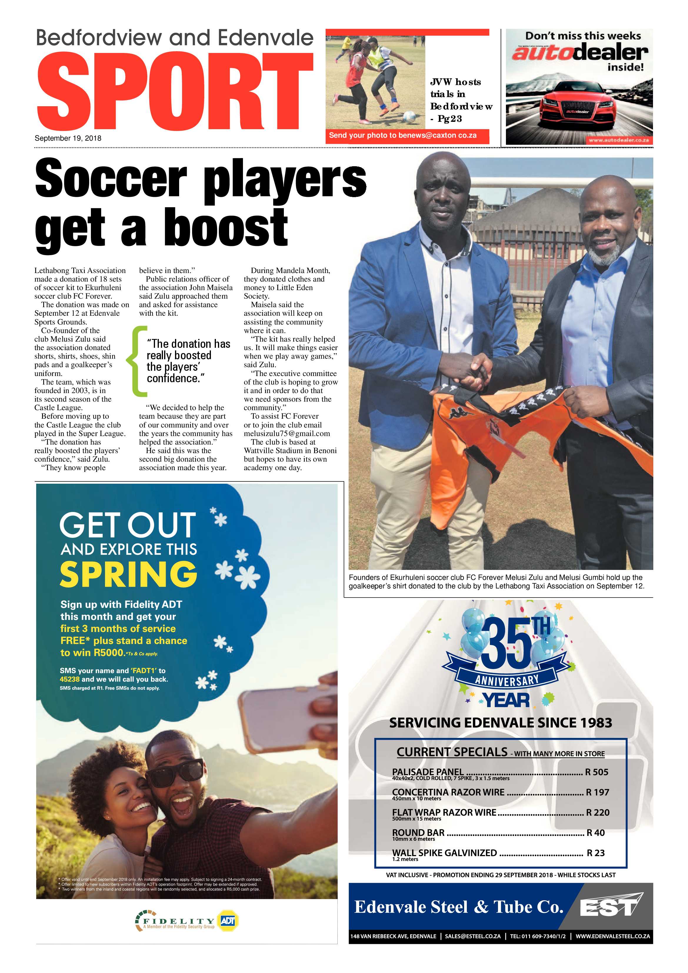 Bedfordview and Edenvale news 19 September 2018 page 24