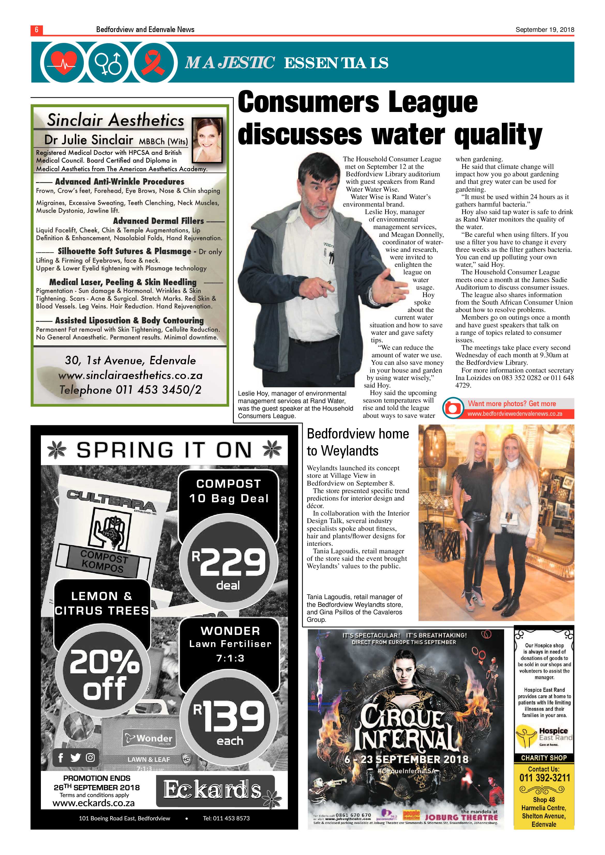 Bedfordview and Edenvale news 19 September 2018 page 6