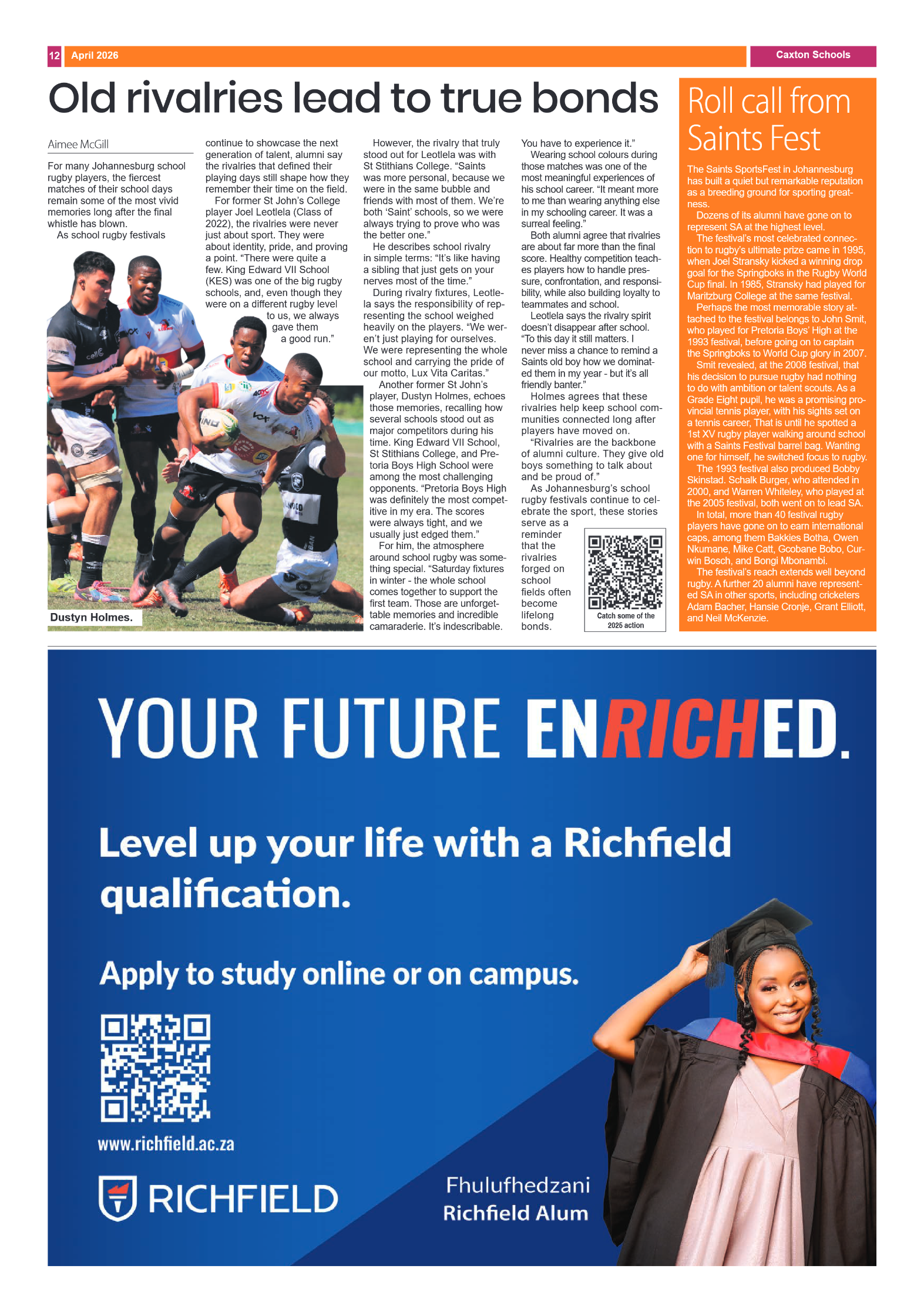 Caxton Schools – April 2026 page 12