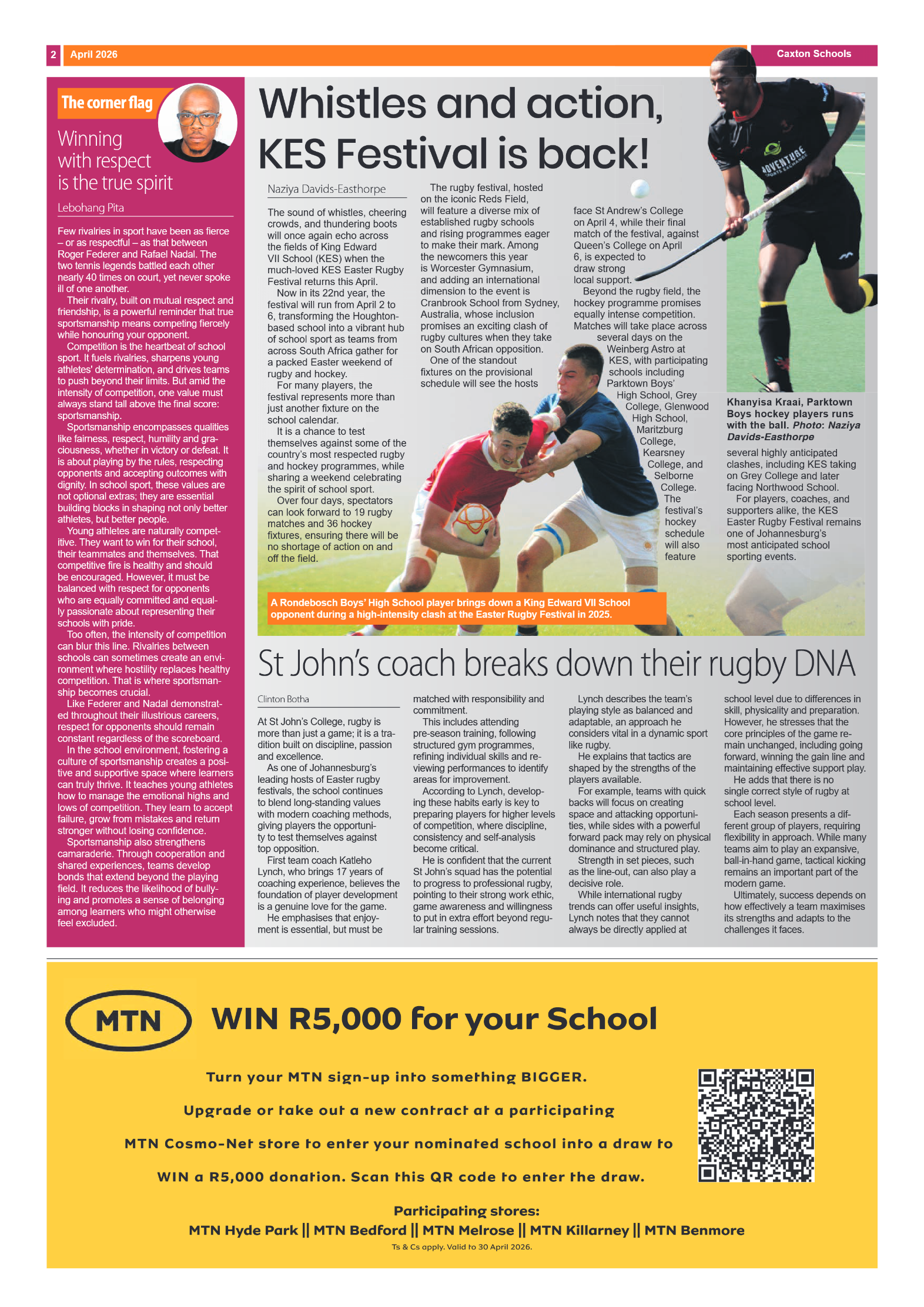 Caxton Schools – April 2026 page 2