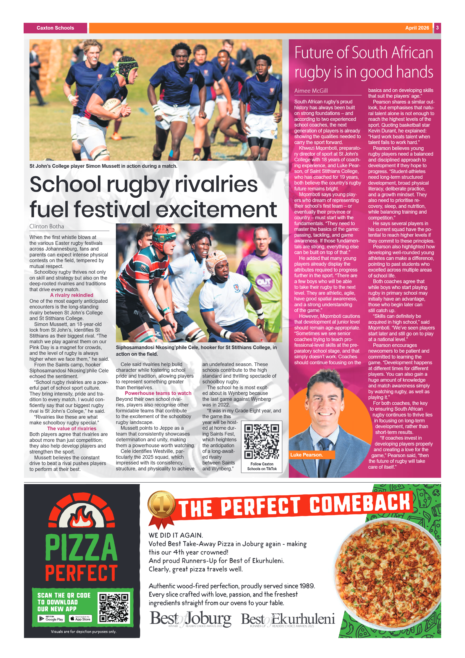 Caxton Schools – April 2026 page 3