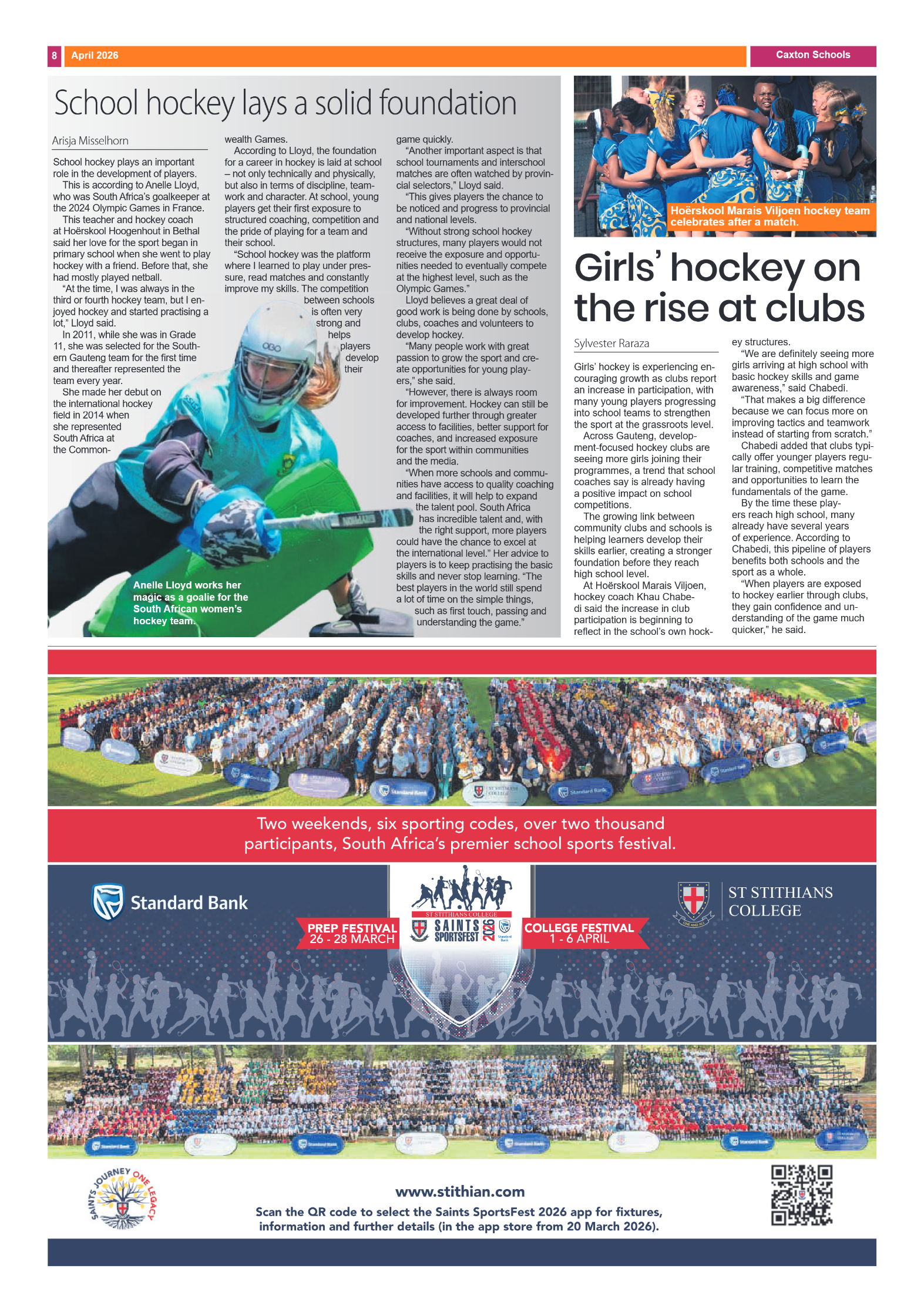 Caxton Schools – April 2026 page 8