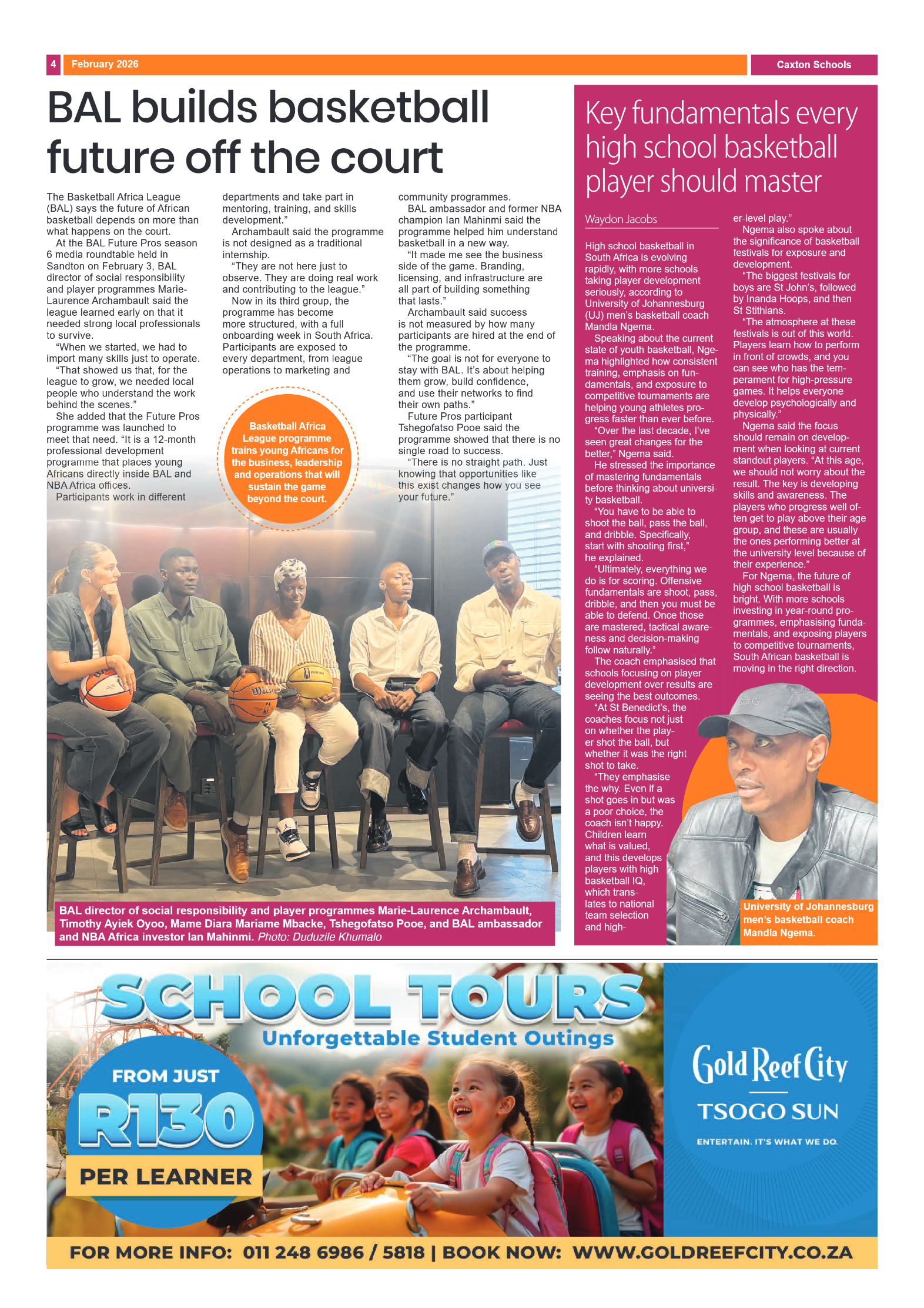 Caxton Schools – February 2026 – Volume 2 page 4