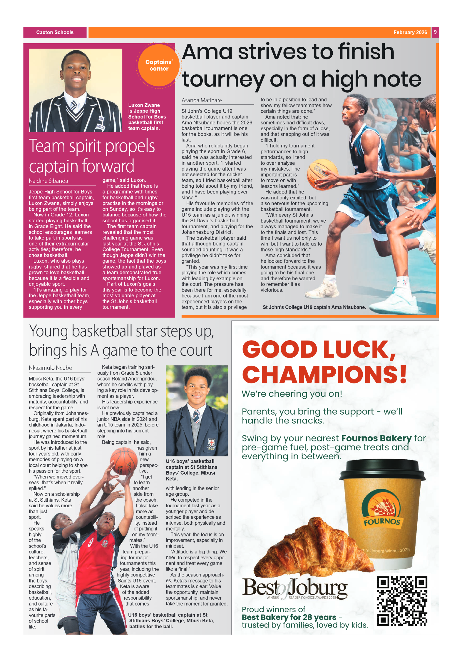 Caxton Schools – February 2026 – Volume 2 page 9